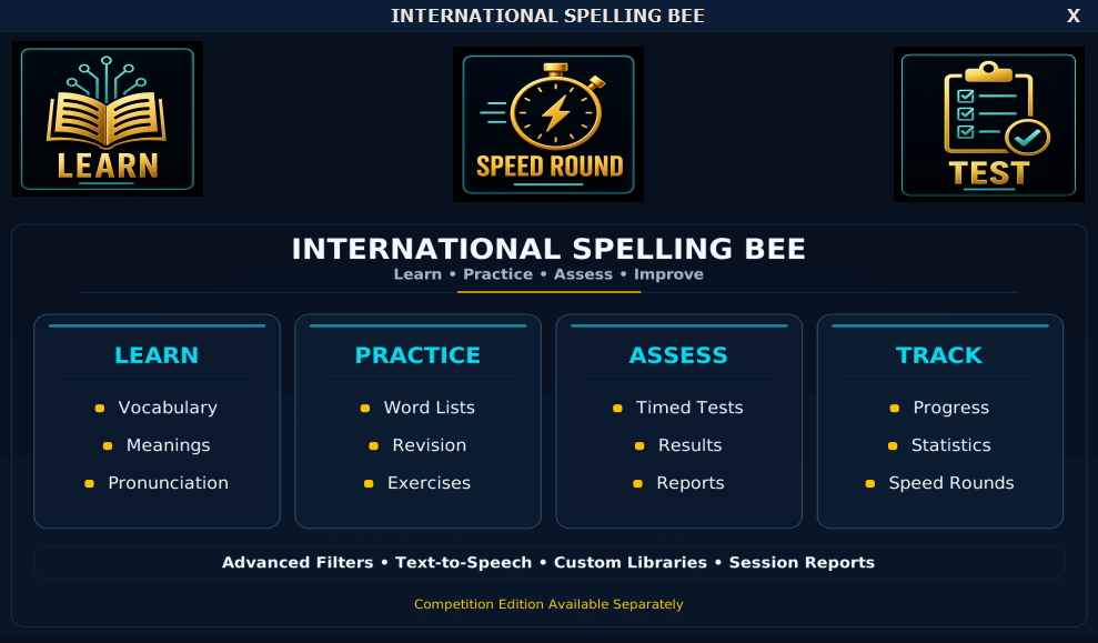 The Spelling Bee Learning Edition preview